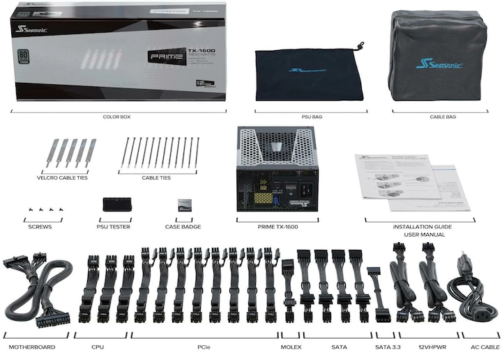 Image du produit Seasonic PRIME TX-1600 (1600 W)