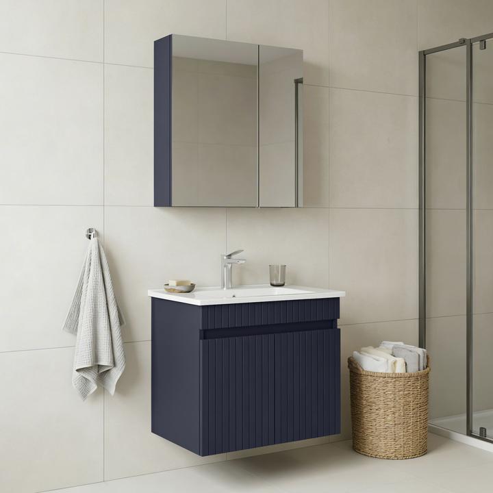 Produktbild Homitis Tivoli 65 Bathroom Cabinet With Sink & Mirror Set (2 Pieces)