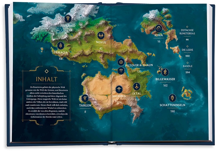 Actual product image League of Legends. Die Reiche von Runeterra (German, 2020)
