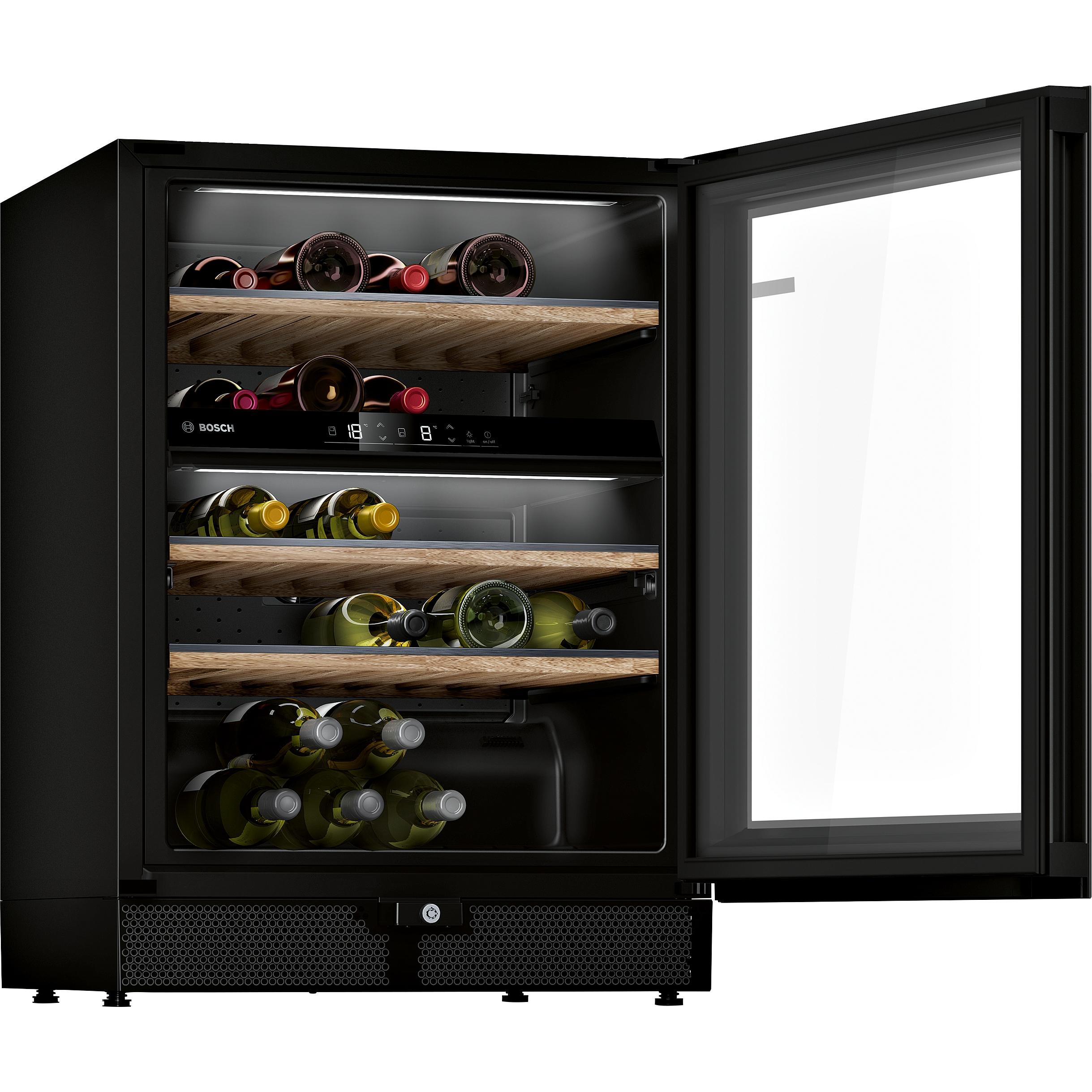 Thumbnail - Bosch Hausgeräte KWK16ABGB, Weinkühlschrank Freistehend, Schwarz