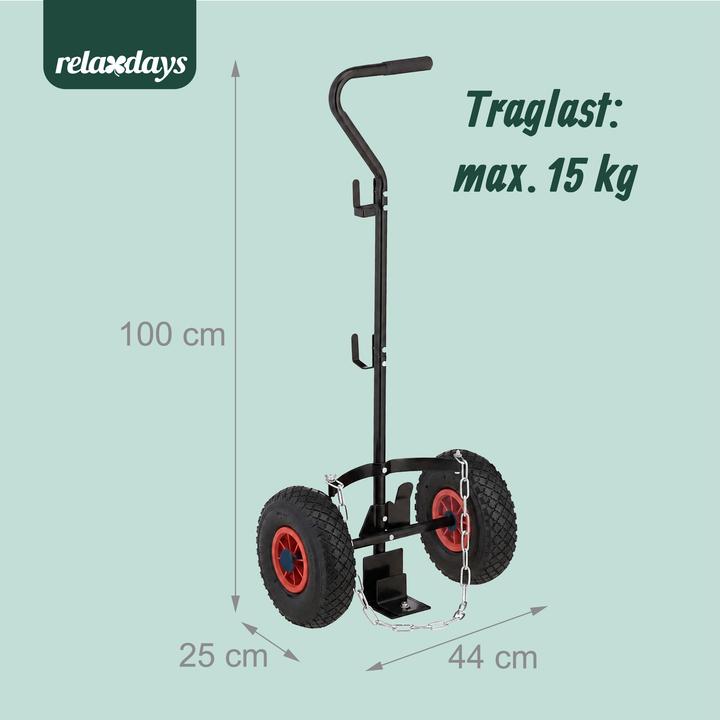 Produktbild Relaxdays Gasflaschenwagen