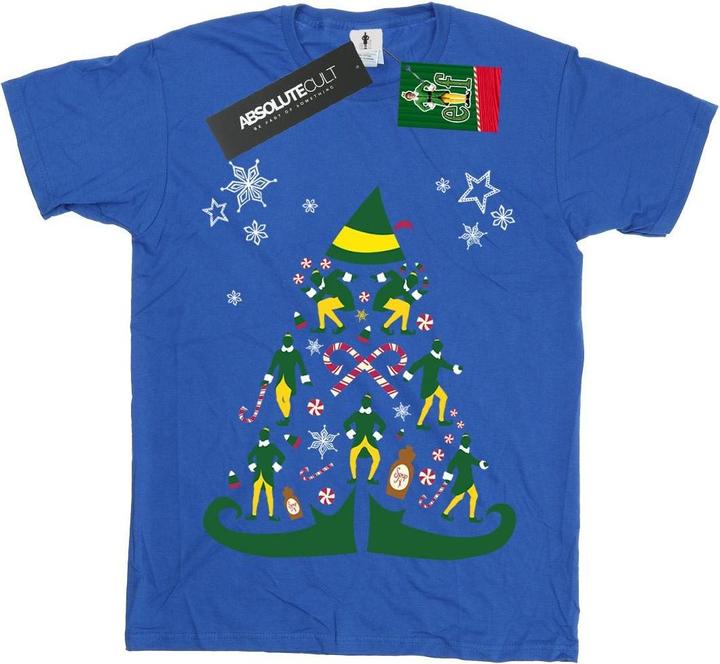 Immagine prodotto Elf Christmas Tree Maglietta Ragazzi (116)