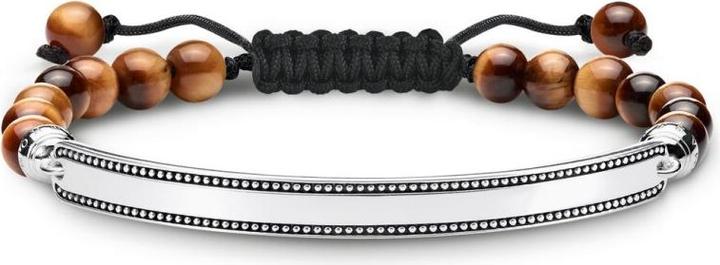 Image du produit Thomas Sabo Bracelet Marron (24 cm, Argent)