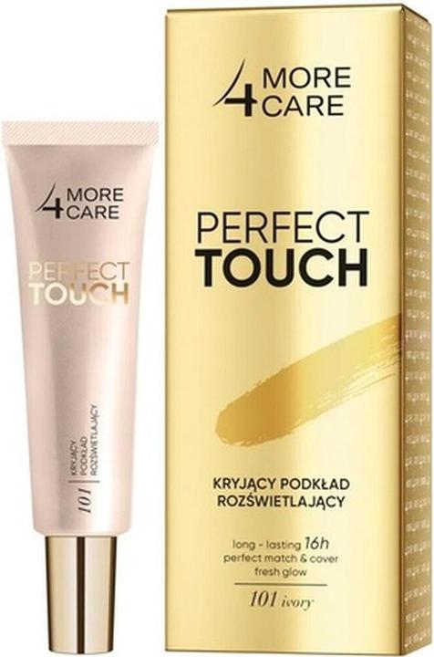 Produktbild More4Care MORE4CARE Perfect Touch kryjący podkład rozświetlający 102 Nude 30ml