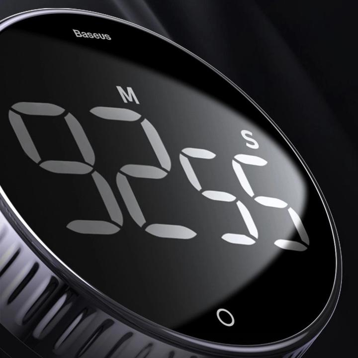 Productafbeelding Baseus heyo rotatie countdown timer Zwart