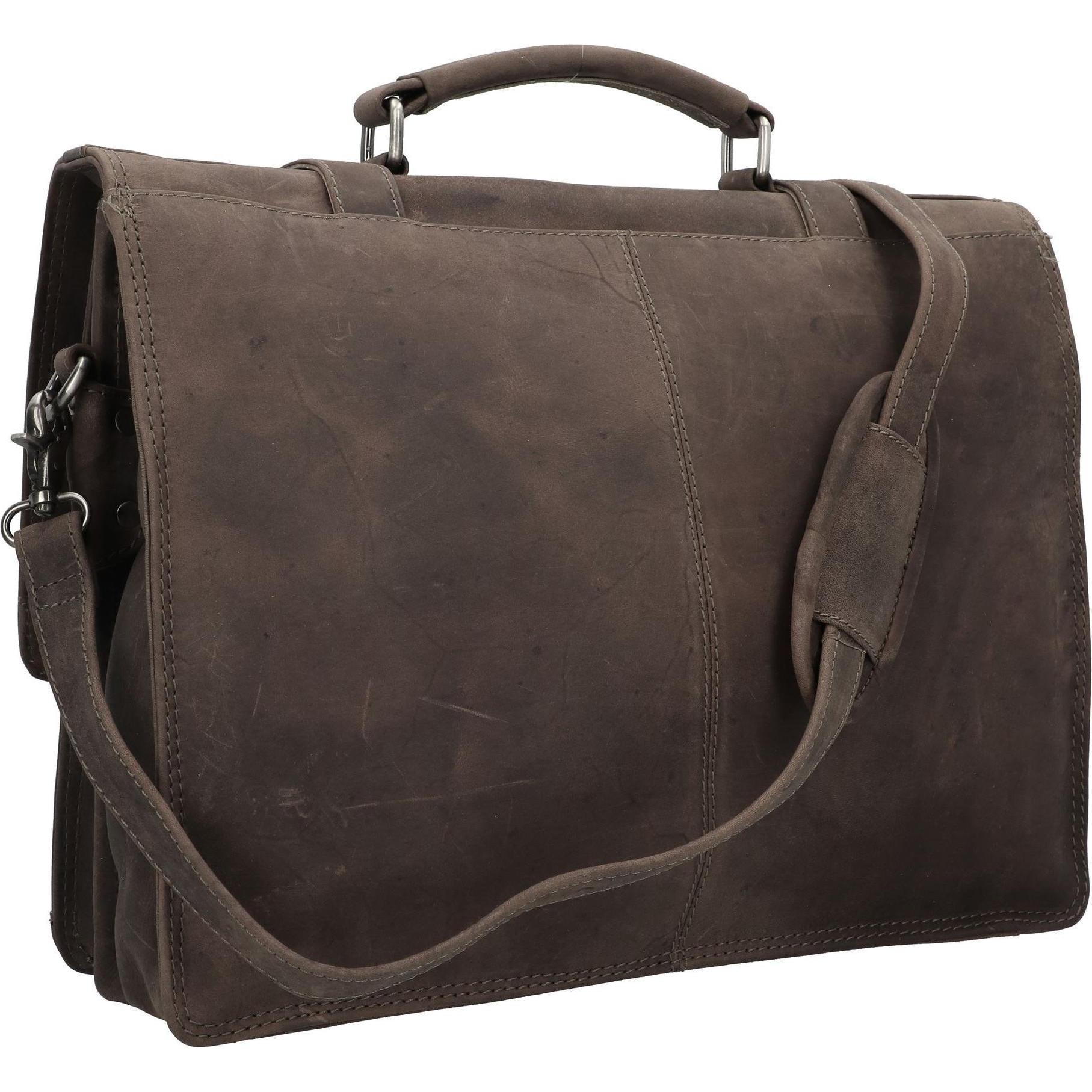 Thumbnail - Harolds, Handtasche, Antico Aktentasche II Leder 42 cm, Braun