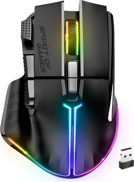 Produktbild Spirit Of Gamer Pro M5 Dark Wireless (Kabellos, Kabelgebunden)
