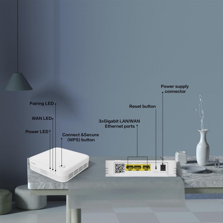 Actual product image Strong Atria Wi-Fi Mesh Home Kit 1200v2 (867 Mbit/s, 300 Mbit/s)