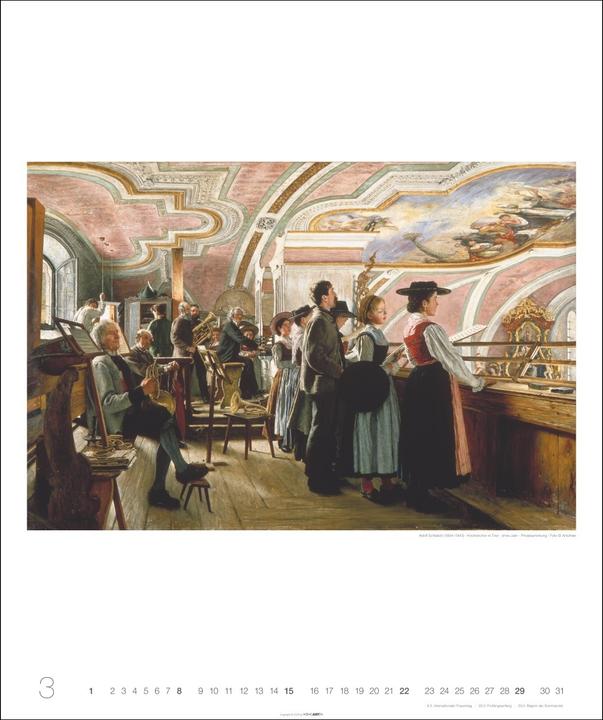 Produktbild Allegro - Musik in der Kunst Kalender 2026 (46 x 55 cm)