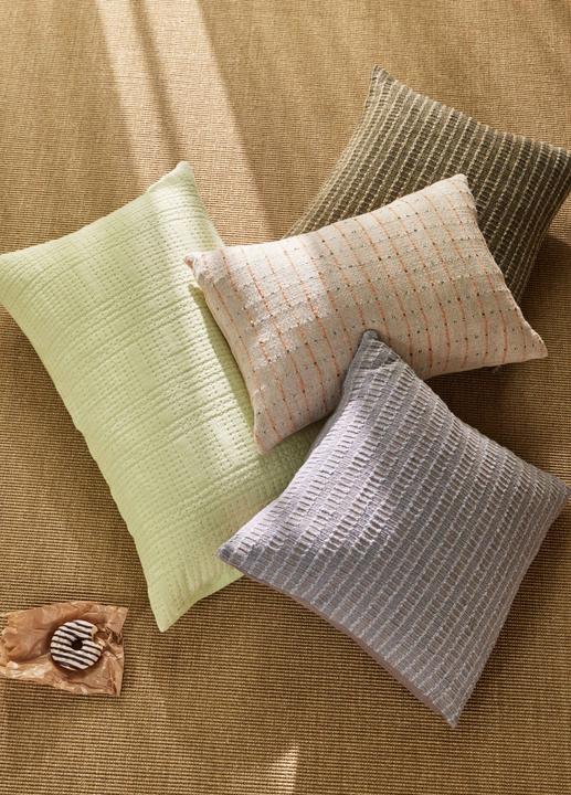 Produktbild Hübsch Rhythmic Kissen Beige/Orange/Schwarz (40 x 60 cm)