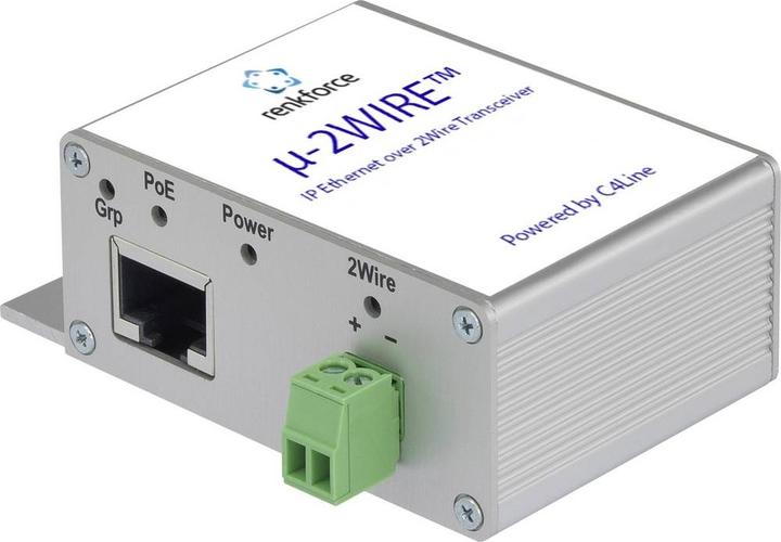 Image du produit Renkforce IP Ethernet sur 2 fils avec PoE (Accessoires réseau)
