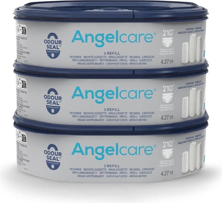 Angelcare 3er-Pack Nachfüllkassetten für Windeleimer