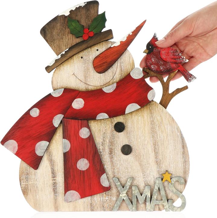 Actual product image Com-four Snowman stand-up display