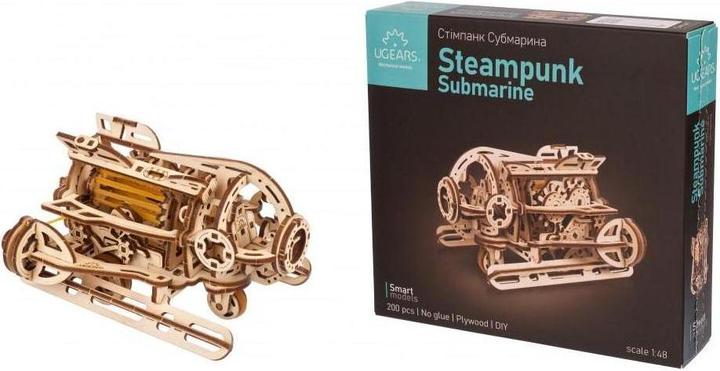 Actual product image Ugears 70229 Υποβρύχιο Steampunk