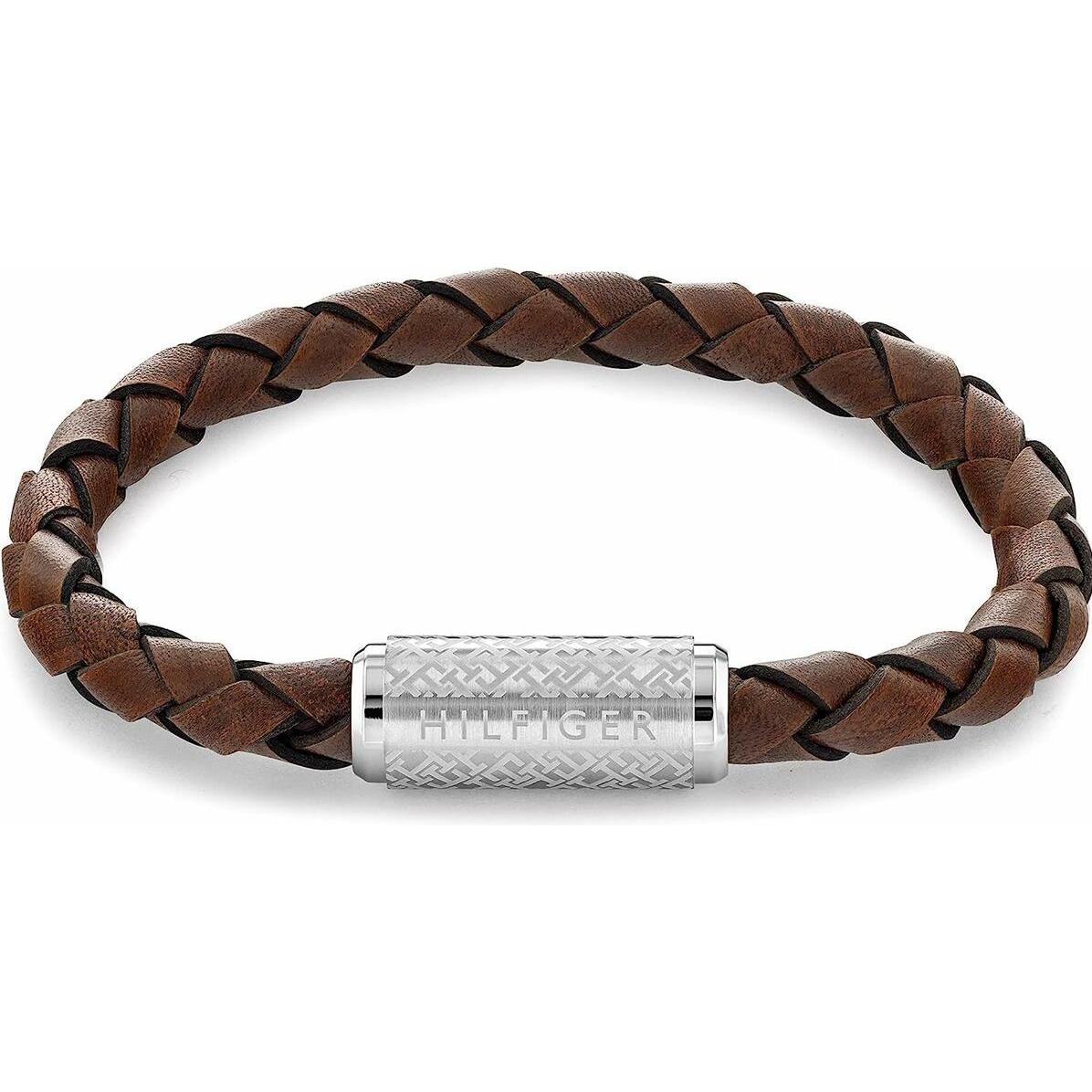 Tommy Hilfiger, Armschmuck, Explore the Braid Armband, (19 cm, Leder)