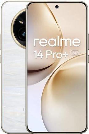 Produktbild realme 14 Pro+ (512 GB, Pearl White, 6.83", Dual SIM, 5G)