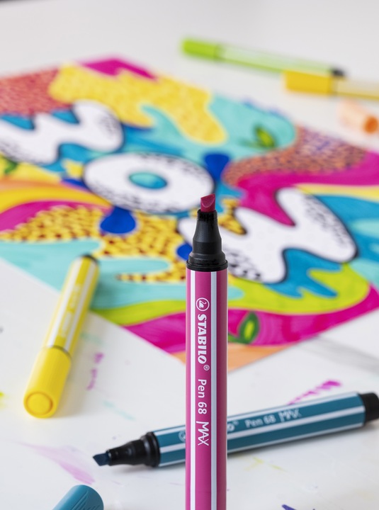 Produktbild STABILO Pen 68 Max Karminrot (Karminrot, 1 x)