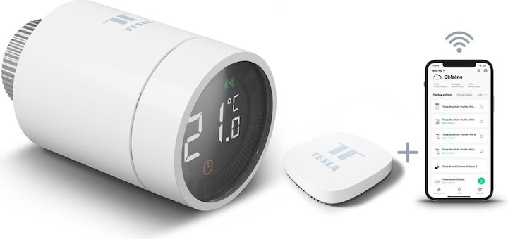 Actual product image Tesla Smart Thermostatic Valve Style