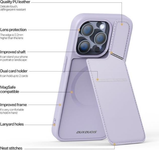 Image du produit Dux Ducis Rafi II Mag Series PC et TPU hardcase Cover (Apple iPhone 14 Pro Max)