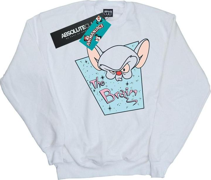 Immagine prodotto Animaniacs The Brain Mugshot Felpa Uomo (L)