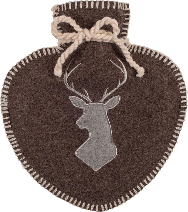 Image du produit Out of the blue Bouillotte en forme de coeur avec un design de cerf