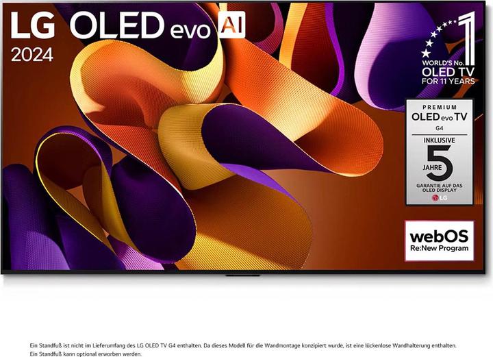 Produktbild LG OLED83G45LW.AEK (83", G4, 4K, 2024)