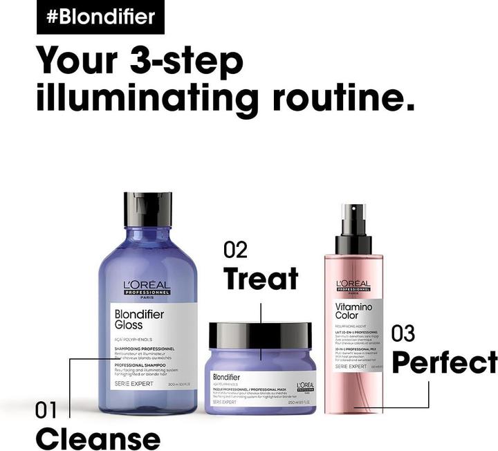 Produktbild L'Oréal Professionnel Serie Expert Blondifier (Flüssiges Shampoo, 300 ml)