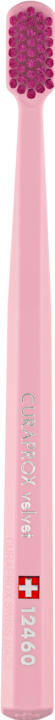 Curaprox CS 12460 velluto, rosa-fucsia rosso (Extra morbido, 1 x)