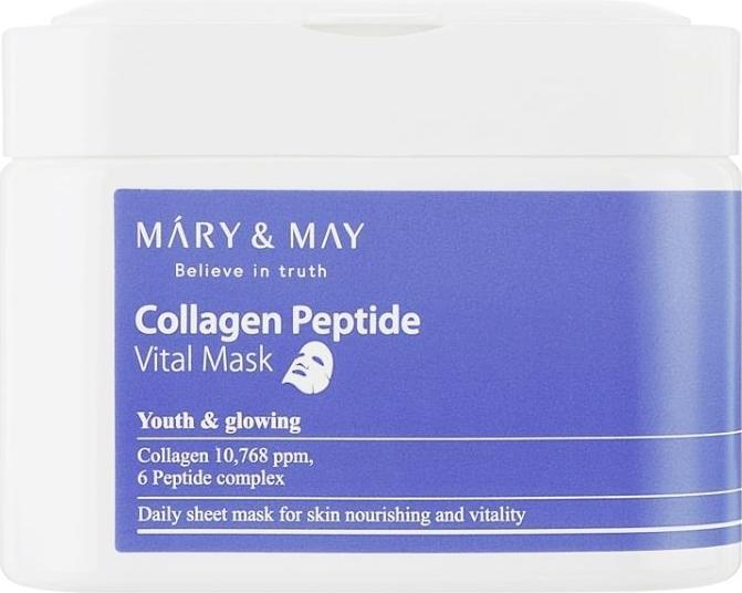 Image du produit Mary&May Masque vital aux peptides de collagène (400 ml)