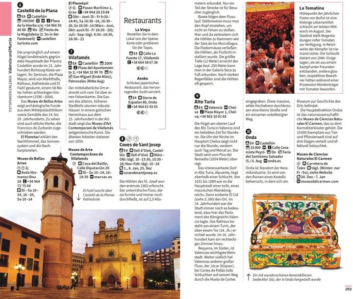 Image du produit Vis-à-Vis Reiseführer Spanien (Allemand, DK Verlag Voyage, 2023)