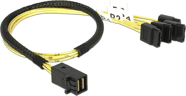 Produktbild Delock Dellock SAS Kabel: SFF-8643- 4xSATA, 0.5m