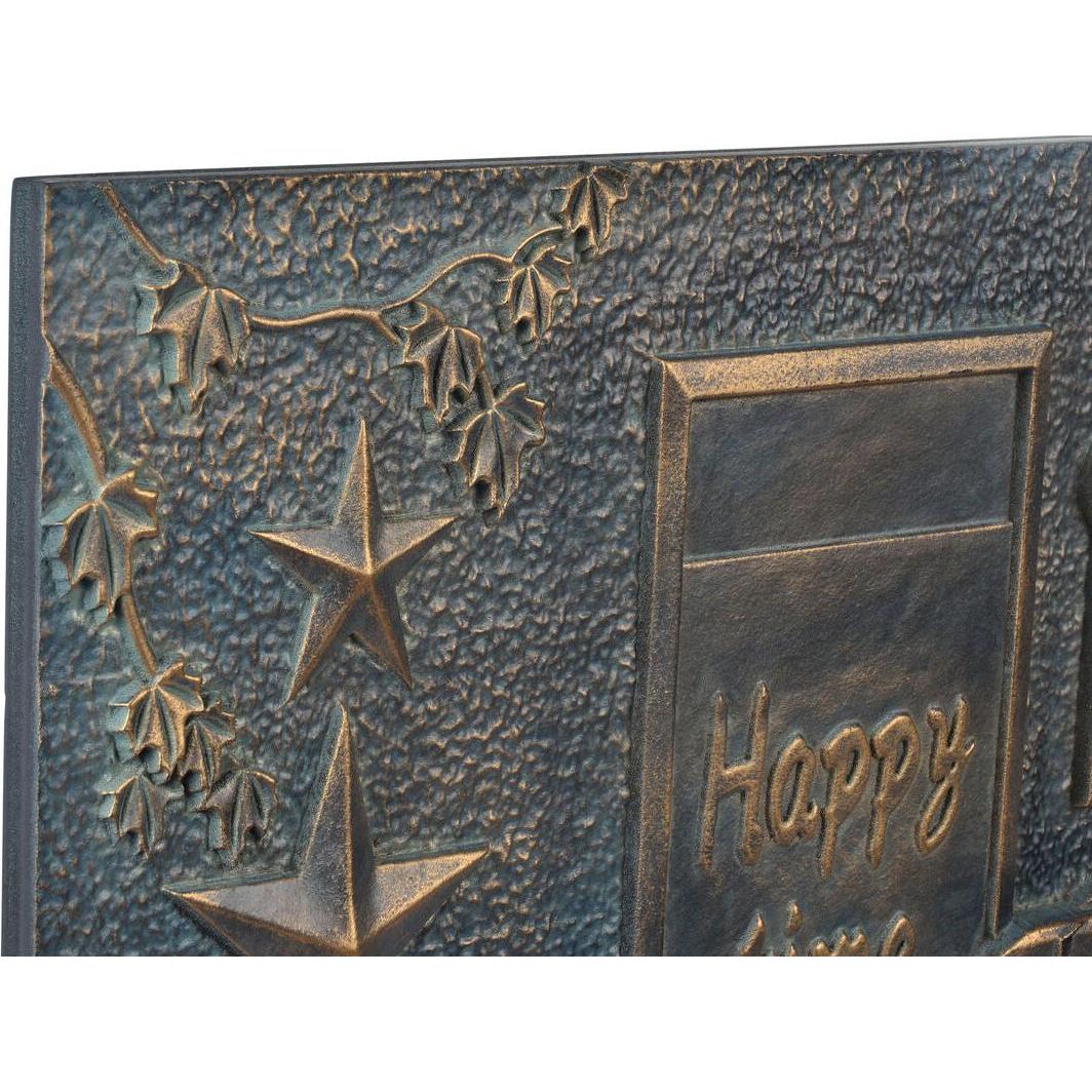 DKD Home Decor, Decorazione murale, Wall Decoration Copper 60 x 4 x 40 cm (2 Units) (2 pcs)