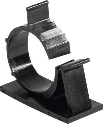 Image du produit Exertis Connect Support de câble, clip de fixation de câble, autocollant, paquet de 100 22,2 mm à 25,4 mm