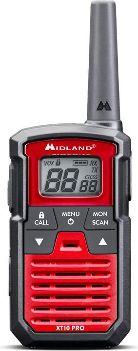 Actual product image Midland XT10 PRO - Portofoonset - Walkie Talkie - PMR446 - Set van 2 stuks - C1459 (4 km)