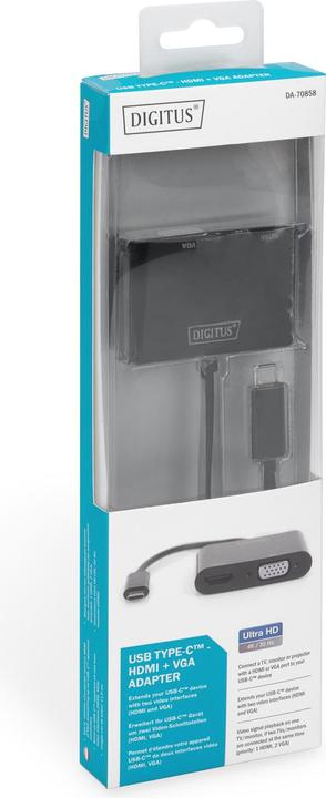 Produktbild Digitus DA-70858 (HDMI, VGA, 18 cm)