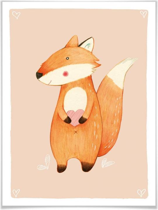 Produktbild Trenddeko Loske - Fuchs (50 x 40 cm)