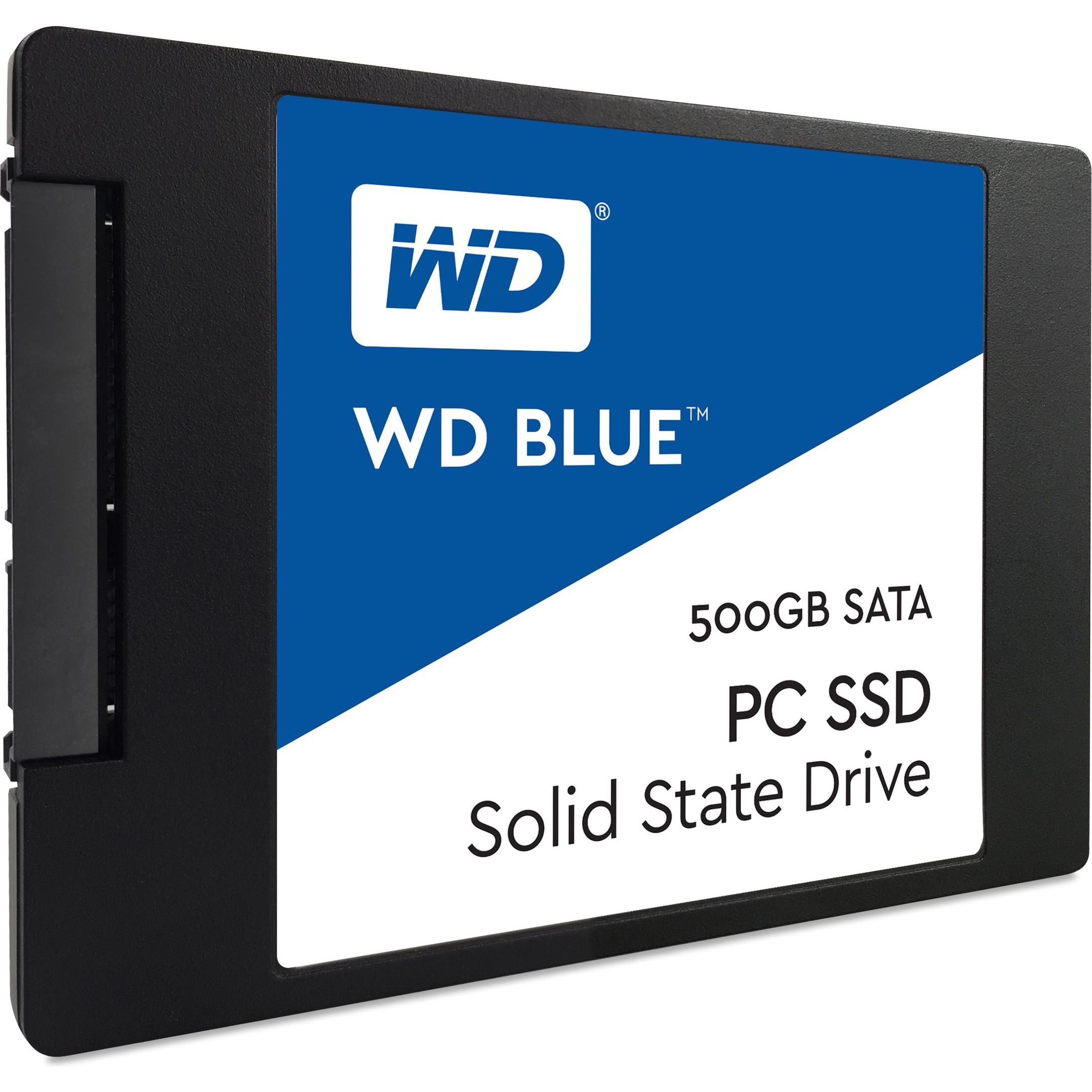 WD Blue (500 GB, 2.5"), SSD