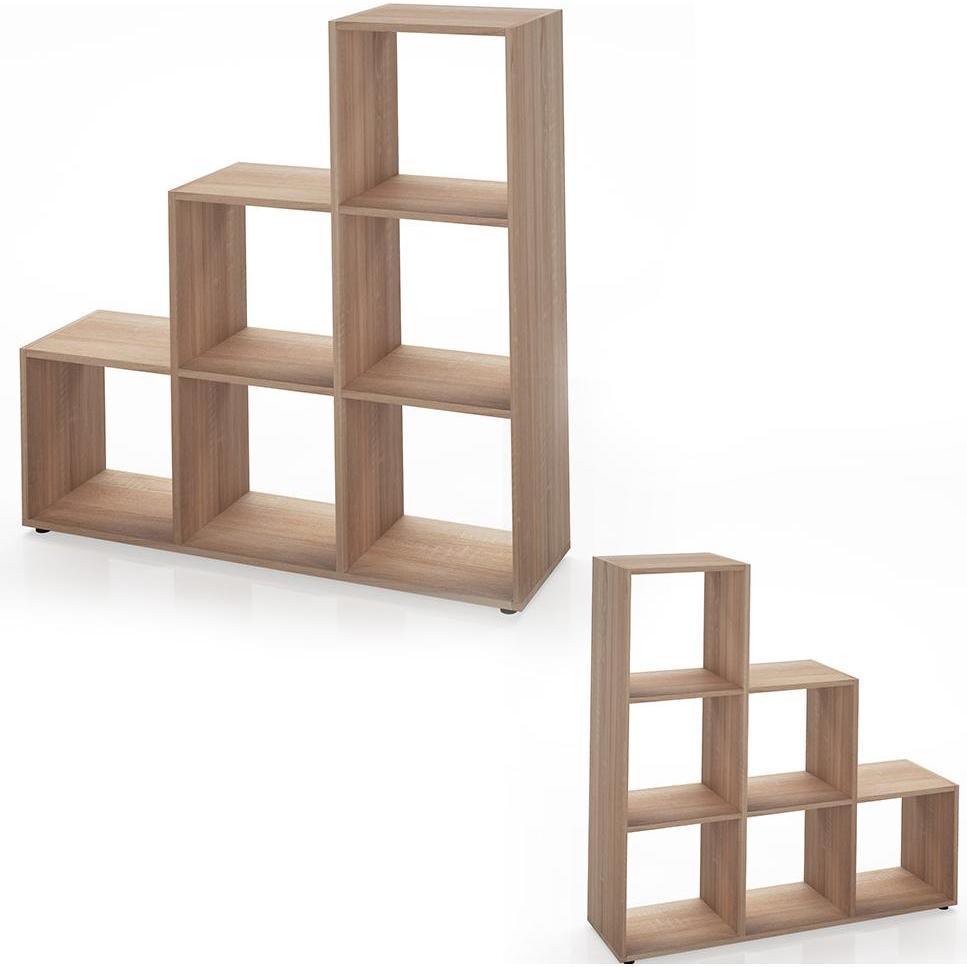 Vicco, Regal, Treppenregal (105 x 29 x 108 cm)