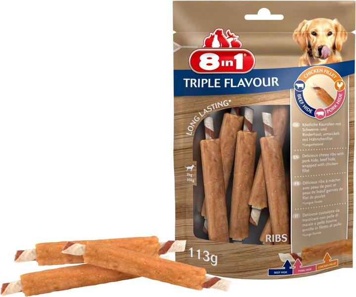 8in1 Triple Flavour Ribs (Adult, 1 Stk., 113 g)