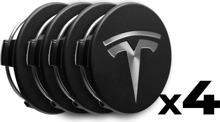 Made4EV Radnabenabdeckungen mit Logo (4x) für Tesla Model 3/Y/S
