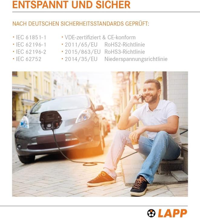 Produktbild Lapp Mobility Ev-mobile Charger Basic Fix (2.30 kW, 10 A, 6 m)