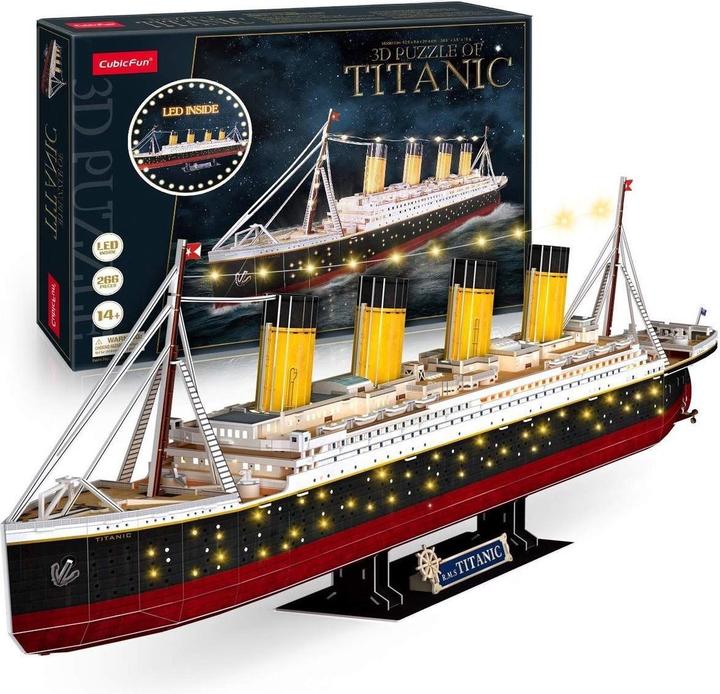 Cubicfun Titanic LED (266 pièces)