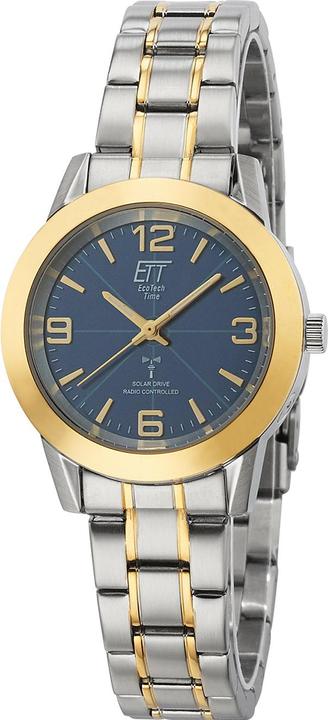 Actual product image ETT ELS-11506-32M Solar drive radio-controlled watch Gobi ladies' watch 34mm 5ATM (Radio-controlled clock, 34 mm)