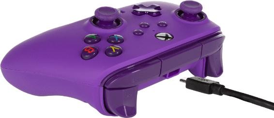 Actual product image PowerA Controller Wired Royal Purple (Xbox One/Series X/PC) (Xbox Series S, Xbox Series X)