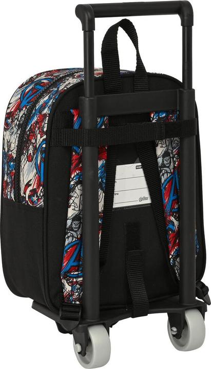 Actual product image School backpack with wheels The Avengers Forever Colourful 22 x 27 x 10 cm