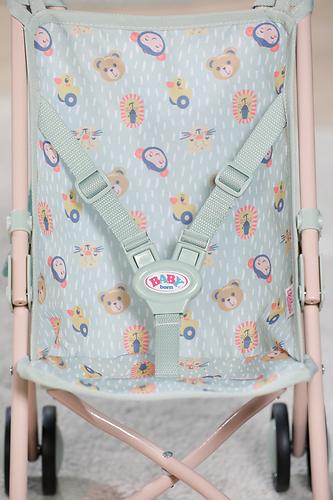 Actual product image Zapf Creation Zapf Baby born Kinderwagen mit Tasche Dschungel