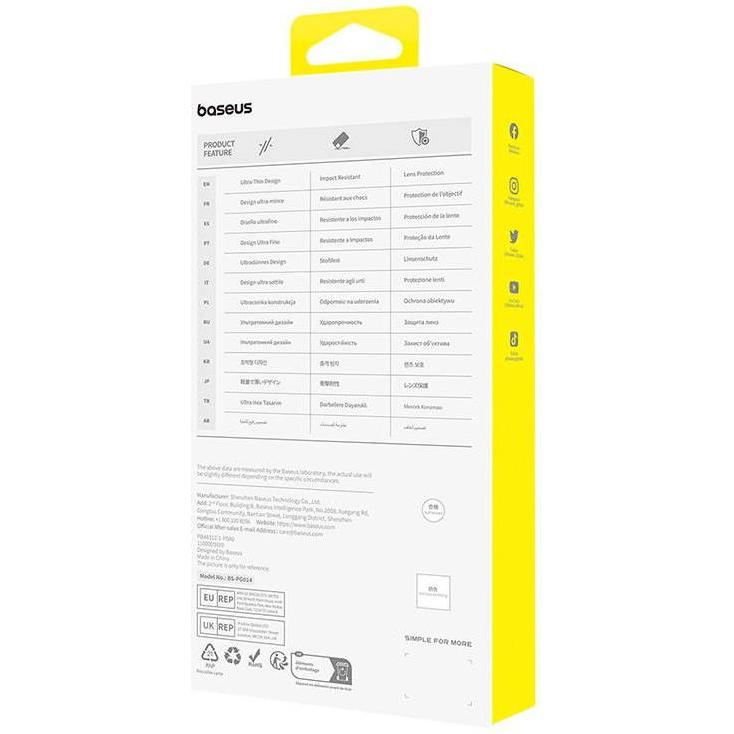 Thumbnail - Baseus Phone Case for iPhone 15 OS-Lucent Series (Clear) (Apple iPhone 15), Smartphone Hülle, Transparent