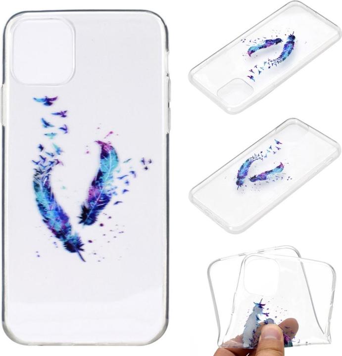 Produktbild Ueli Express iPhone 12 Mini Super Slim Gummi Hülle TPU Federn (Apple iPhone 12 mini)