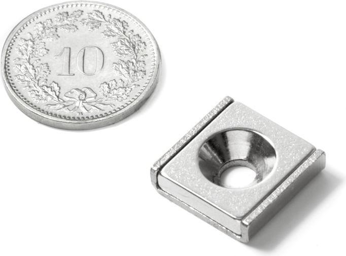 Produktbild Supermagnete Flachleistenmagnet (1x)