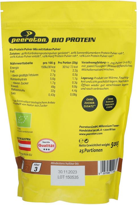 Actual product image Peeroton BIO Protein (Cocoa, 1 pcs., 500 g)